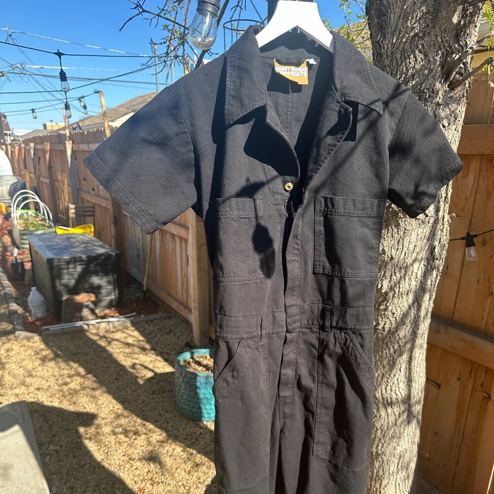 Big Bud Press Short Sleeve Jumpsuit in Black